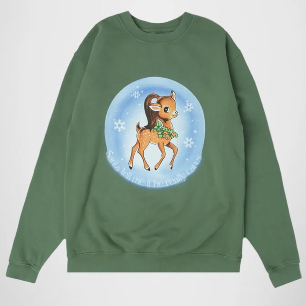 Ariana Grande , “Santa tell me” Crewneck XL NEW